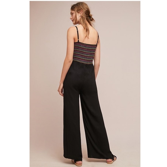 NEW Anthropologie Artemis Embroidered Jumpsuit - Picture 4 of 5